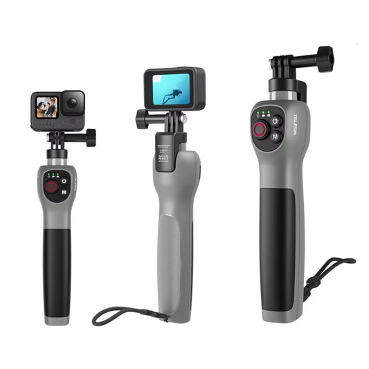 TELESIN 0.85m Underwater Selfie Stick Wireless Remote Control For GoPro HERO12 Black / HERO11 Black / HERO10 Black / HERO9 Black / HERO8 Black by TELESIN
