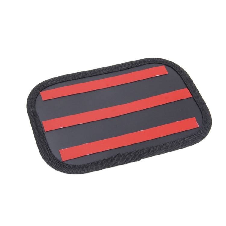 Microfiber Leather Car Mobile Phone Sticky Storage Net Bag, Color: H008 Black Large by buy2fix