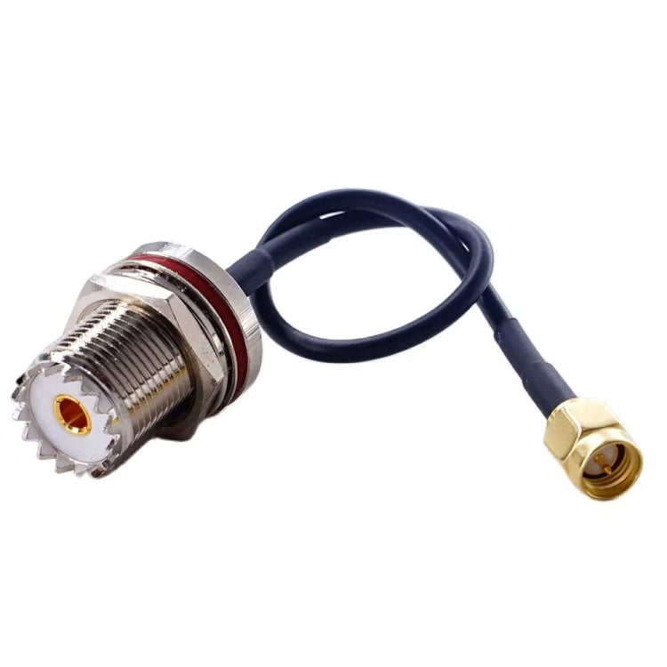 20cm SMA Male To SO239 UHF Female Coaxial RF Cable RG174 Coaxial Connector - Connectors by buy2fix | Online Shopping UK | buy2fix