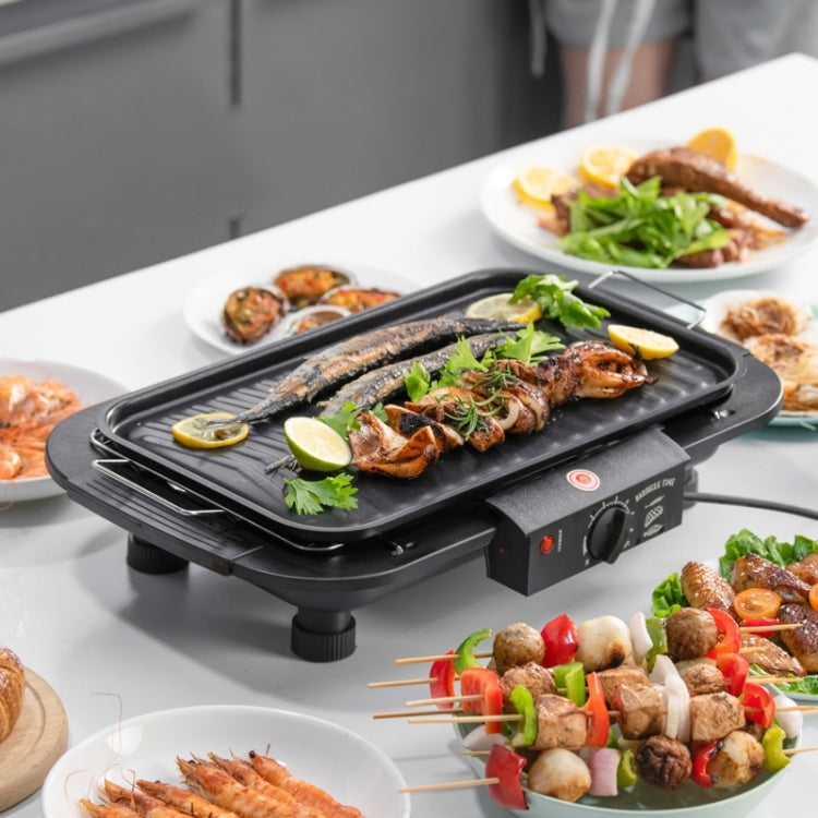 1800W Electric Grill Home BBQ Grill, UK Plug(Black) - Bulit-in Ovens & Accessories by buy2fix | Online Shopping UK | buy2fix