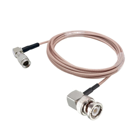 50cm CC4 Male To BNC Male Elbow Connector Cable RG179 Coaxial RF Cable by buy2fix