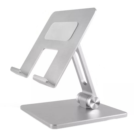 Aluminum Alloy Tablet Stand Desktop Folding Mobile Phone Stand(Silver) - Desktop Holder by buy2fix | Online Shopping UK | buy2fix