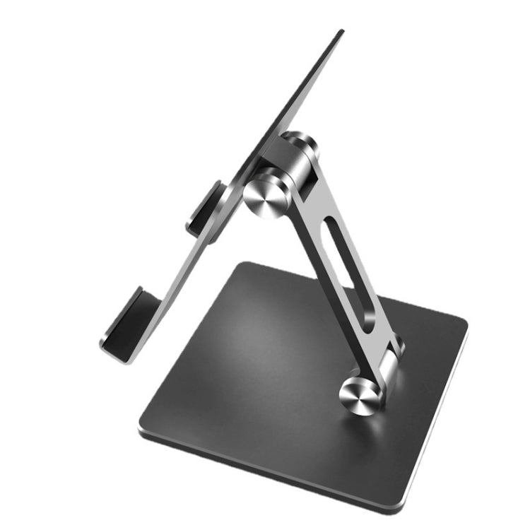 Aluminum Alloy Tablet Stand Desktop Folding Mobile Phone Stand(Silver) - Desktop Holder by buy2fix | Online Shopping UK | buy2fix