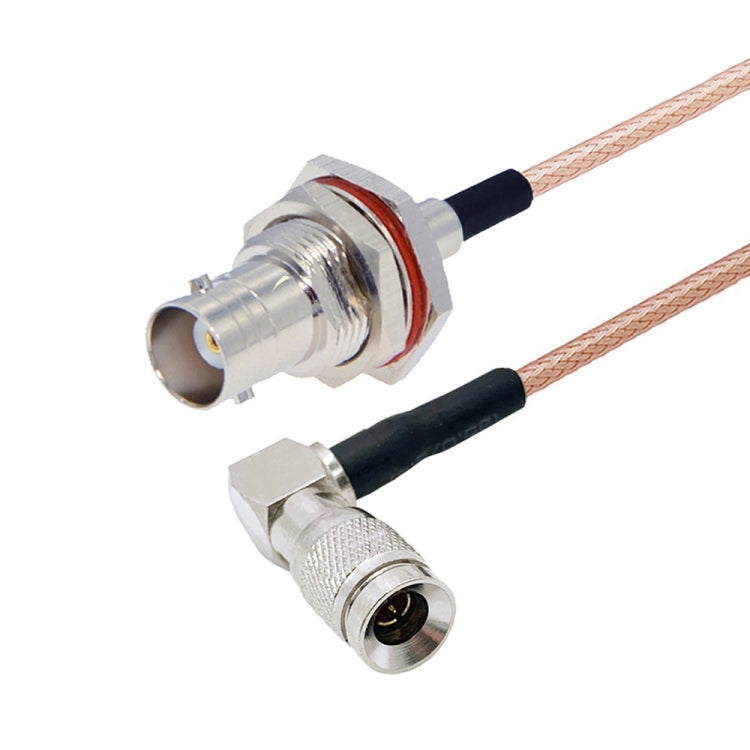 30cm CC4 Male Elbow To BNC Through Wall Waterproof Female Connector Cable RG179 Coaxial RF Wire by buy2fix