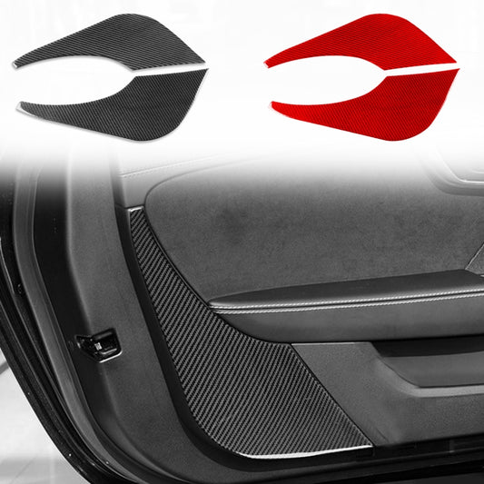For Jaguar F-TYPE 2013+ Left And Right Drive Universal Door Anti-Collision Sticker(Red) by buy2fix