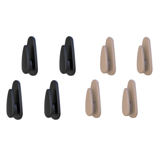 4pcs /Set Car Dashboard Adhesive Multifunctional Small Hook(Black) by buy2fix