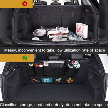 Car SUV Rear Seat Widening Organizing Storage Bag(Black) - Stowing Tidying by buy2fix | Online Shopping UK | buy2fix