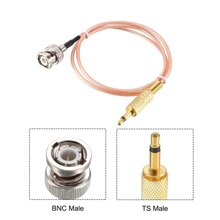 20cm BNC Male To 3.5mm Male Stereo Adapter Coaxial Power Audio RG316 Cable - Connectors by buy2fix | Online Shopping UK | buy2fix