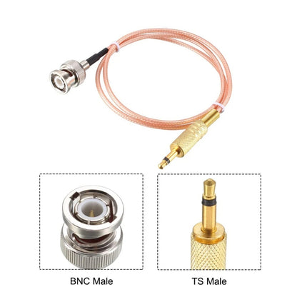 30cm BNC Male To 3.5mm Male Stereo Adapter Coaxial Power Audio RG316 Cable by buy2fix
