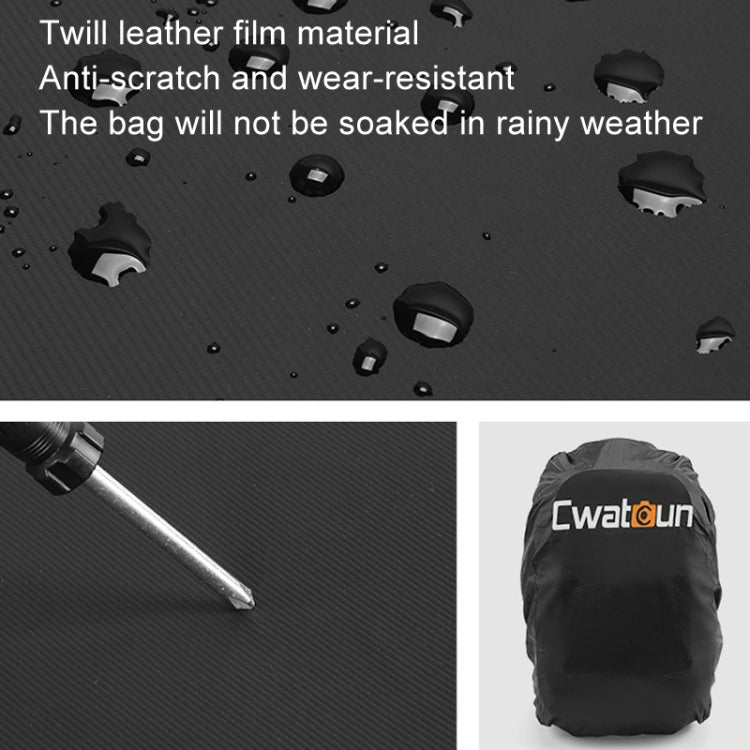 Cwatcun D136 Generation 1 Large Camera Trolley Shoulder Bag Large Capacity Outdoor Photography Storage Case(Black) - Backpack by Cwatcun | Online Shopping UK | buy2fix