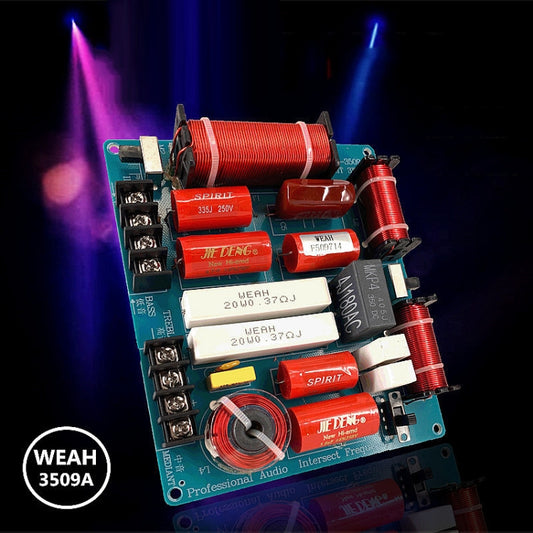 3509A High Medium And Low 3-Way Audio Crossover Stage Speaker Divider(B Model Red) by buy2fix
