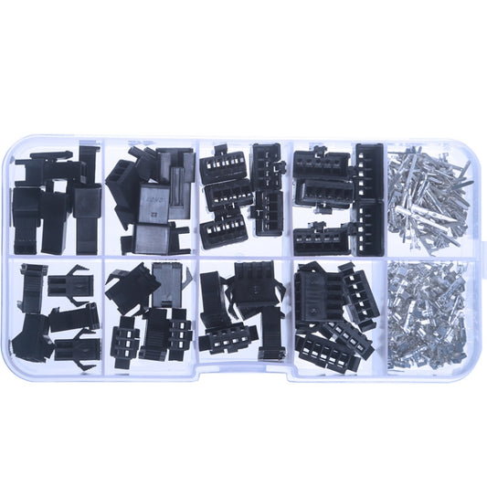 200pcs /Box JST-SM 2.54mm Pitch 2/3/4/5Pin Male/Female Header Connectors Adaptor by buy2fix