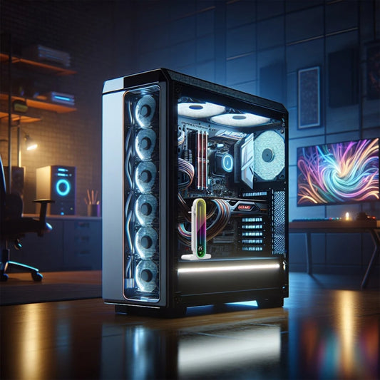 COOLMOON GH3 Computer ARGB Vertical Adjustable Lens Graphics Card Holder, Style: No Temperature Display White by COOLMOON