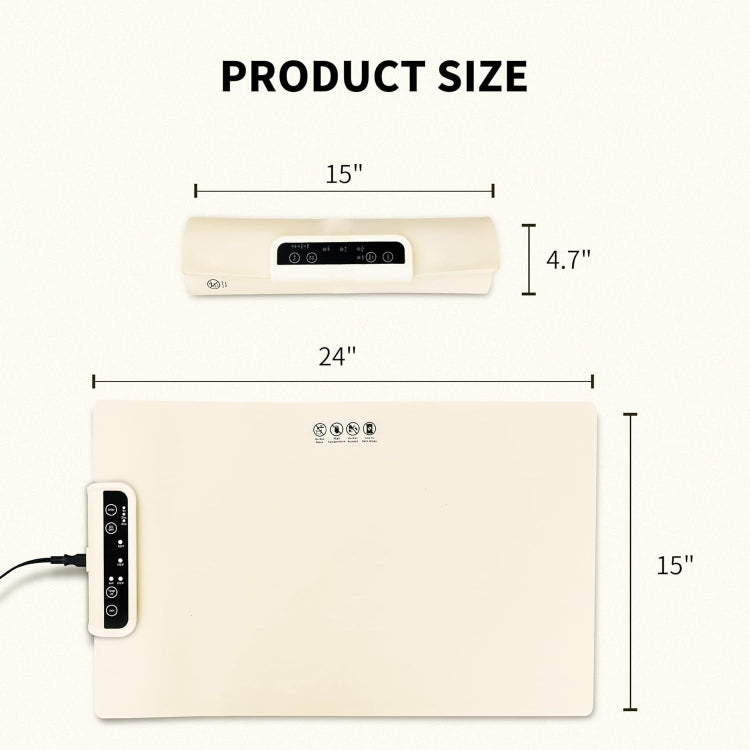 240W Electric Warming Tray Food Warmer with Adjustable Temperature, Timed Close EU Plug - Others by buy2fix | Online Shopping UK | buy2fix