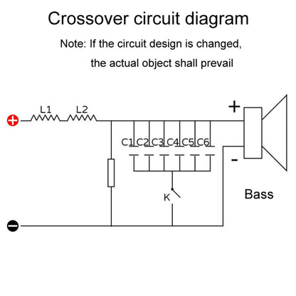 WEAH-93 220W Single Pure Bass Crossover Board Hi-Fi Speaker Conversion Divider - Audio Crossover by buy2fix | Online Shopping UK | buy2fix