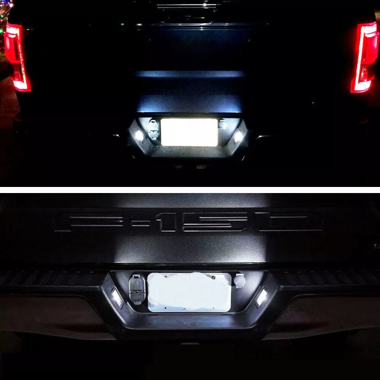 2pcs For 2015 Ford F150 Raptor LED License Plate Light - License Plate Lights by buy2fix | Online Shopping UK | buy2fix