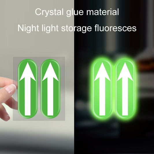 2pairs Safety Point Driving Assistance Positioning Mark Car Interior Luminous Sticker by buy2fix