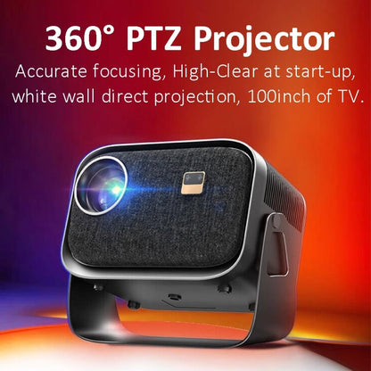 Android 4K HD Version Portable Mini Projector Smart Home Theater(AU Plug) - Mini Projector by buy2fix | Online Shopping UK | buy2fix