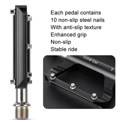 PROMEND PD-R41L 1pair Bicycle Aluminum Alloy Perrin Bearing Pedals(Red) - Pedals by PROMEND | Online Shopping UK | buy2fix