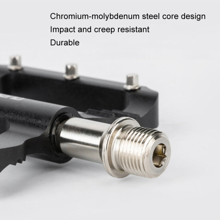 PROMEND PD-R41L 1pair Bicycle Aluminum Alloy Perrin Bearing Pedals(Red) - Pedals by PROMEND | Online Shopping UK | buy2fix