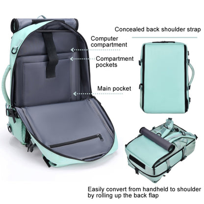 WEIXIER B711 Large Capacity Shoulder Bag Multifunctional Travel Bag(Light Green) - Double-shoulder Bags by WEIXIER | Online Shopping UK | buy2fix