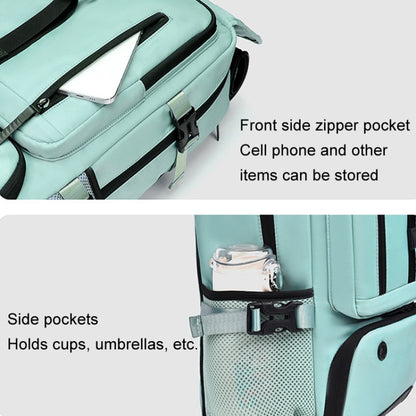 WEIXIER B711 Large Capacity Shoulder Bag Multifunctional Travel Bag(Light Green) - Double-shoulder Bags by WEIXIER | Online Shopping UK | buy2fix