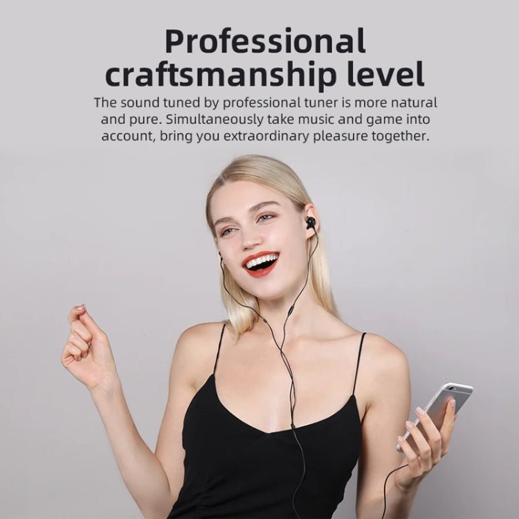 Bluedio LI PRO Cell Phone Wired In-Ear 3.5mm 7.1 Sound Card Gaming Computer Earphones(Black) - Normal Style Earphone by Bluedio | Online Shopping UK | buy2fix