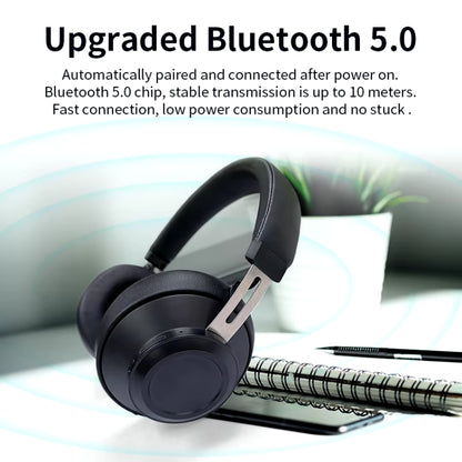 Bluedio BT5 Bluetooth 5.0 Headband Headset(Black) - Headset & Headphone by Bluedio | Online Shopping UK | buy2fix