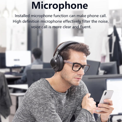 Bluedio BT5 Bluetooth 5.0 Headband Headset(Black) - Headset & Headphone by Bluedio | Online Shopping UK | buy2fix