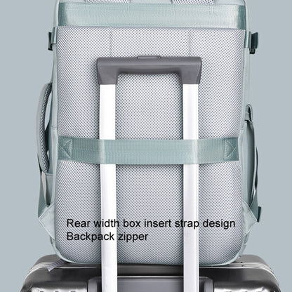 WEIXIER B722 Simple Style Large Capacity Travel Multifunctional Backpack(Light Blue) - Double-shoulder Bags by WEIXIER | Online Shopping UK | buy2fix