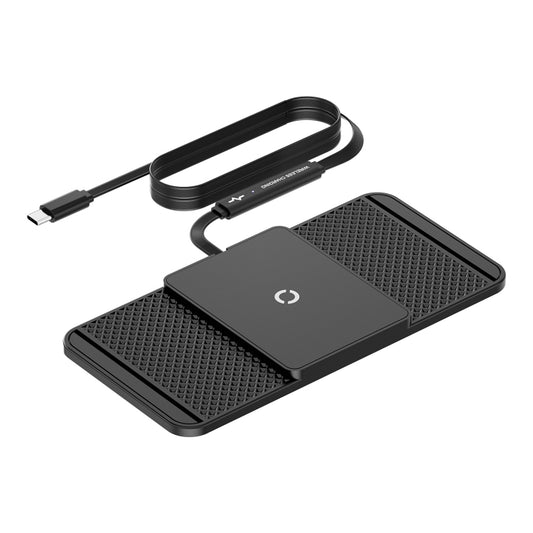 Avoid Camera Universal Car Wireless Charger Anti-slip Mat(TYPEC Interface 1m) by buy2fix