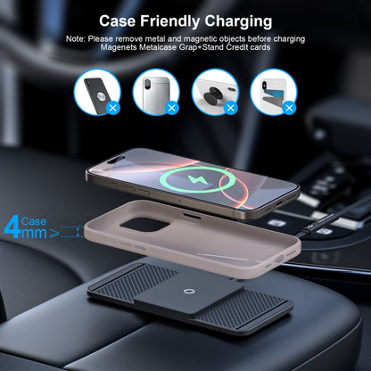 Avoid Camera Universal Car Wireless Charger Anti-slip Mat(TYPEC Interface 0.3m) - Wireless Charging Pads by buy2fix | Online Shopping UK | buy2fix