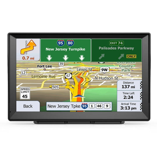 9 Inch 8G/256M Car GPS Navigator With Large Screen Capacitive Bluetooth Map, Area: United States, Canada, Mexico Map