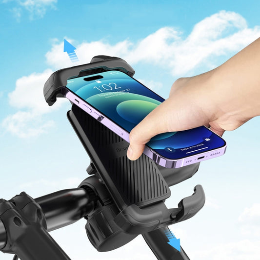 YYS-610 Upper And Lower Linkage Motorcycle Mountain Bike Riding Navigation Bracket by buy2fix