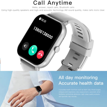 1.83 inch Touch Screen AI Voice Heart Rate / Blood Oxygen / Blood Pressure / Sleep Monitoring Bluetooth Smartwatch(Black) - Smart Watches by buy2fix | Online Shopping UK | buy2fix