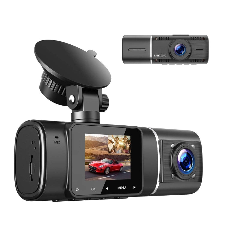 Dual Recording Front 1080+Internal 1080 HD Car Recorder - Car DVRs by buy2fix | Online Shopping UK | buy2fix