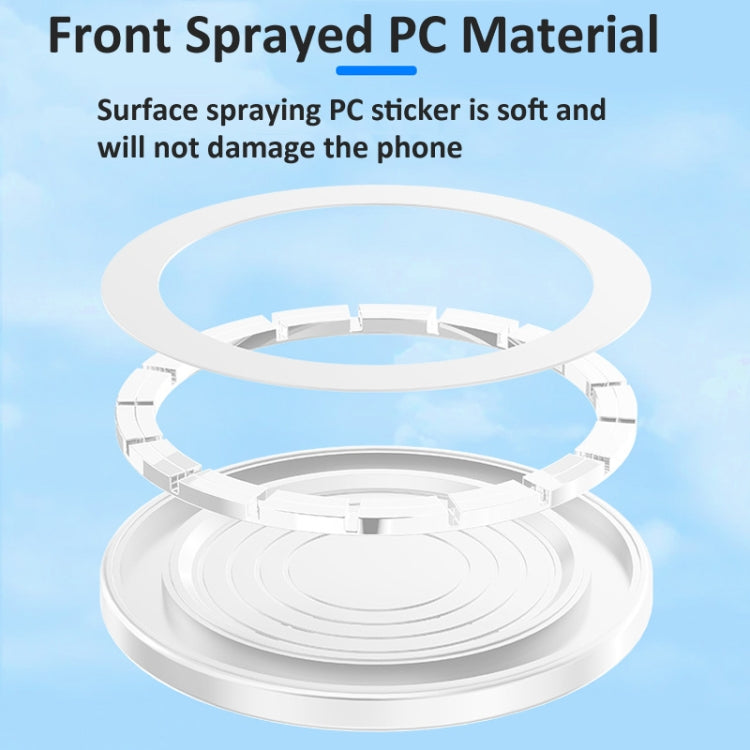 Magnetic Wall Sticker Phone Holder Car Kitchen Bathroom Phone Stand(Black) - Shower & Wall Mounts by buy2fix | Online Shopping UK | buy2fix