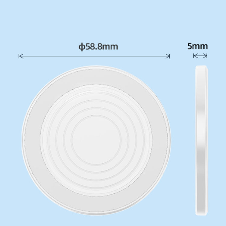 Magnetic Wall Sticker Phone Holder Car Kitchen Bathroom Phone Stand(White) - Shower & Wall Mounts by buy2fix | Online Shopping UK | buy2fix