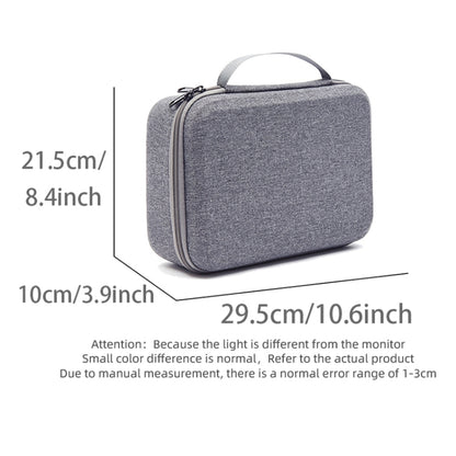 For DJI Neo Fly More Combo Carrying Case Handbag Protective Box(Gray + Red Inner) - Backpacks & Bags by buy2fix | Online Shopping UK | buy2fix