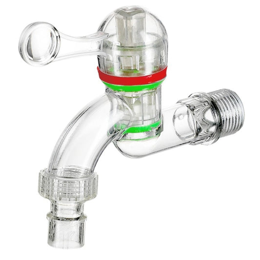 2pcs 4-points 20mm Plastic Transparent Faucet Household Anti-freezing Water Catch Hose by buy2fix