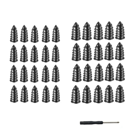 Electric Motorcycle Vacuum Tire Repair Nails, Set: 20pcs Small + 20pcs Large+ Screwdriver