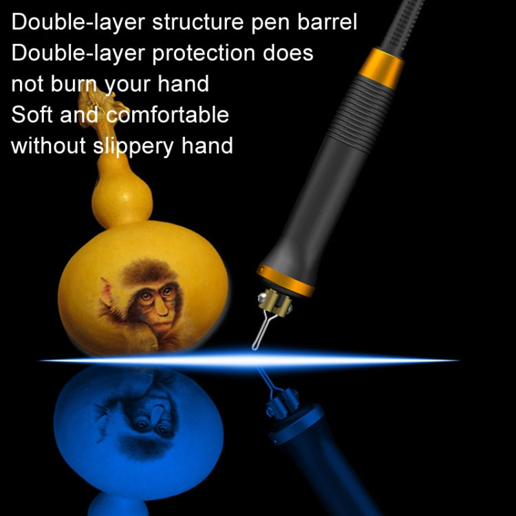 Wood Burning Pen Gourd Branding Tool Wood Panel Branding Machine EU Plug - Electric Soldering Iron by buy2fix | Online Shopping UK | buy2fix