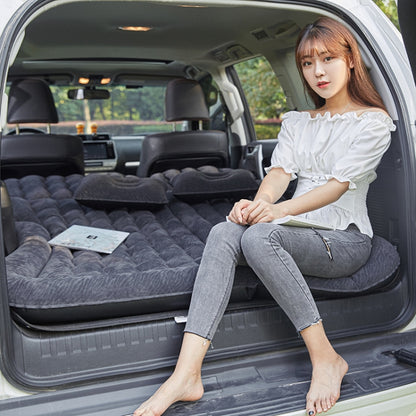 Inflatable Mattress For Car Travel SUV Rear Seat/Trunk, Color: Black Dual-purpose Long Pier - Seat Accessories by buy2fix | Online Shopping UK | buy2fix