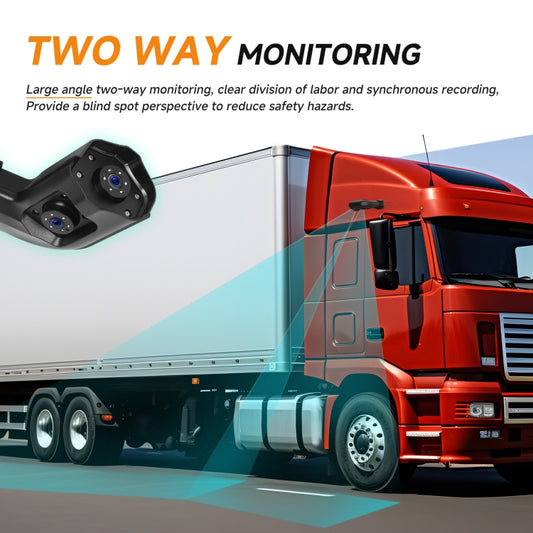 10.36 inch Wired HD 1 Drag 1 Blind Zone Monitor Universal AHD Reversing Kit Right(Standard) by buy2fix