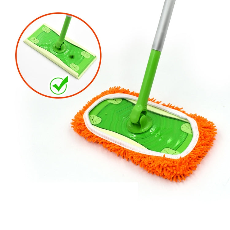 For Swiffer Sweeper and Other 10-inch Flat Mop Replacement Pads Chenille Green - Handheld Cleaner & Mops by buy2fix | Online Shopping UK | buy2fix