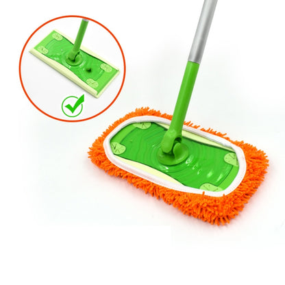 For Swiffer Sweeper and Other 10-inch Flat Mop Replacement Pads Chenille Orange - Handheld Cleaner & Mops by buy2fix | Online Shopping UK | buy2fix