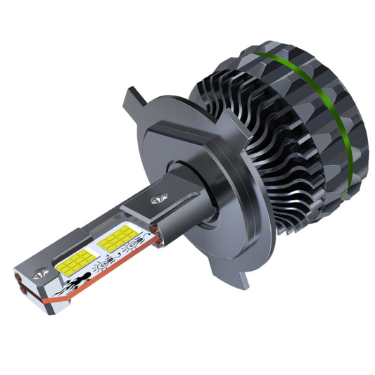 Pair 150W Four Copper Tube 24 LED Spotlight Car Headlight, Bulb: H4 by buy2fix