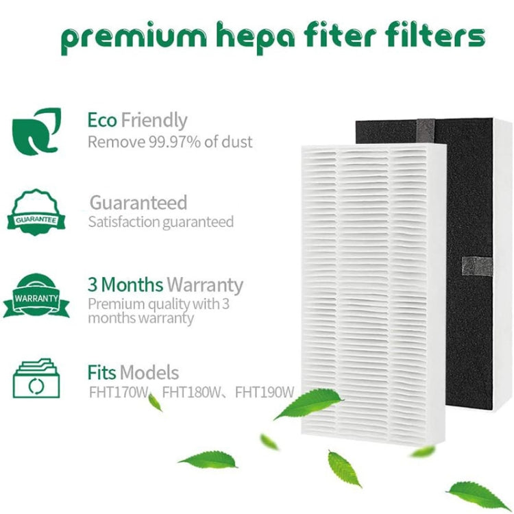 For Febreze FRF102B / HRF201B / HHT290 Air Purifier 2pcs /Pack HEPA Filter - Air Purifiers & Accessories by buy2fix | Online Shopping UK | buy2fix