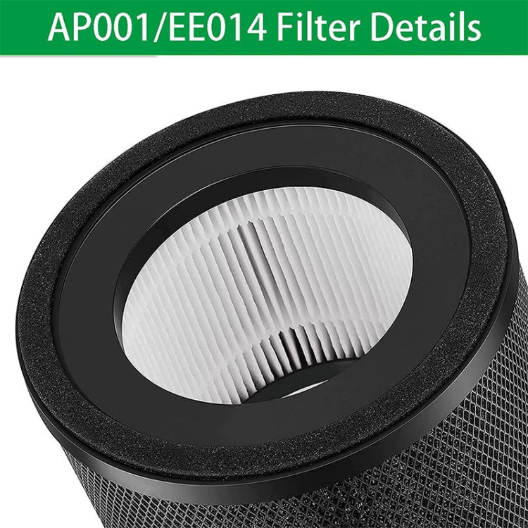 For TaoTronics TT-AP001 / VAVA VA-EE014 Air Purifier Filter HEPA Replacement Filter by buy2fix