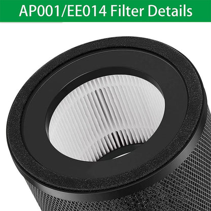 For TaoTronics TT-AP001 / VAVA VA-EE014 Air Purifier Filter HEPA Replacement Filter by buy2fix
